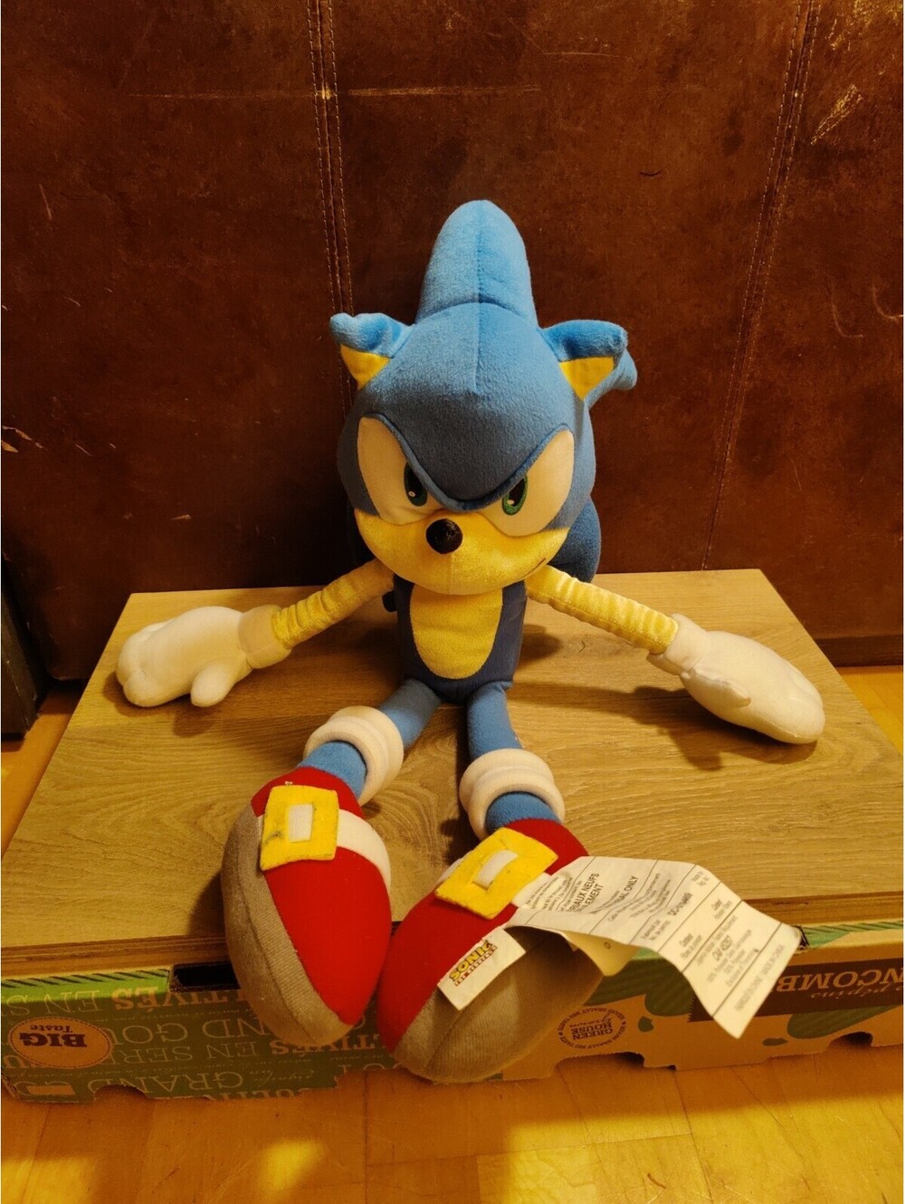 Sonic the Hedgehog Plush Toy 26" Vintage Sega Official Jumbo Large RARE